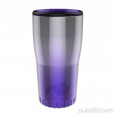 Silver Buffalo Stainless Steel Insulated Tumbler, 20 oz., Ombre Black 563036722
